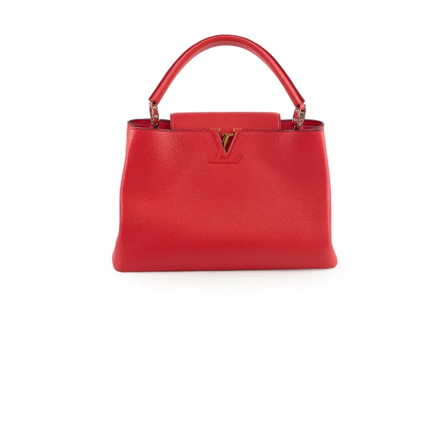 Deal of The Week - Louis Vuitton Capucines GM Red from The Purse Affair