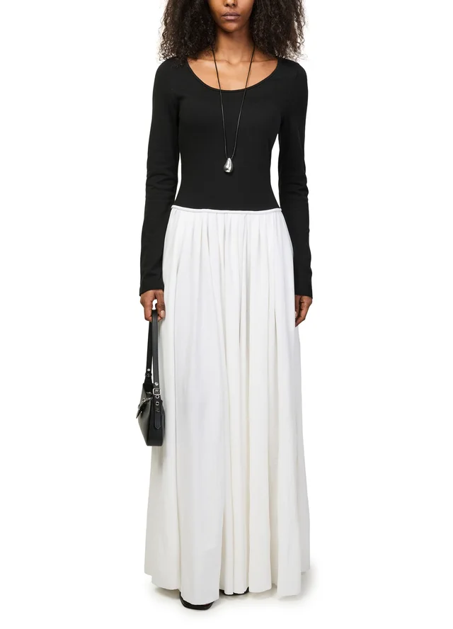 KHAITE Carlotta dress in Black 100% cotton, photo 6 of 6 from 24S (Canada)