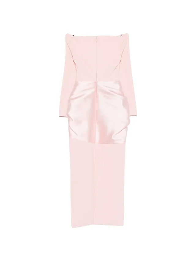 Solace London Rhianne long-sleeve midi dress, photo 2 of 2 from FARFETCH
