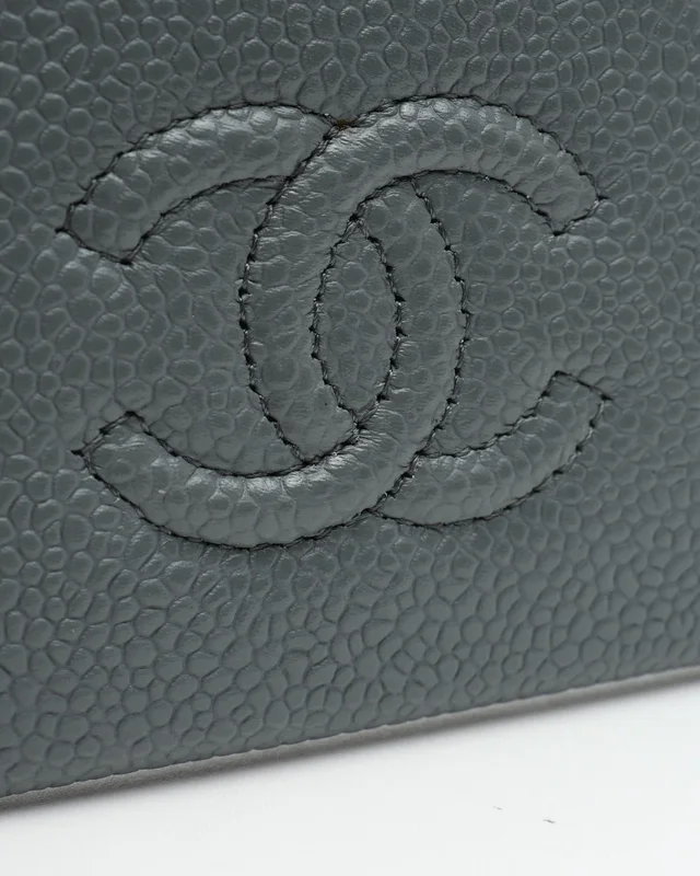 Chanel Coco Mark Caviar Card Holder in Caviar leather from A Retro Tale, photo 3 of 6