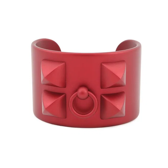 Hermès Bracelet Collier de Chien Red Sunset Aluminum S Matte Metal in Red from The Reluxe