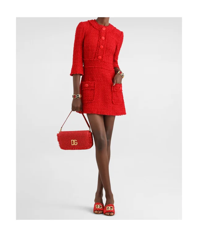 Dolce & Gabbana short dress in rachel tweed, photo 2 of 5 from SENSER