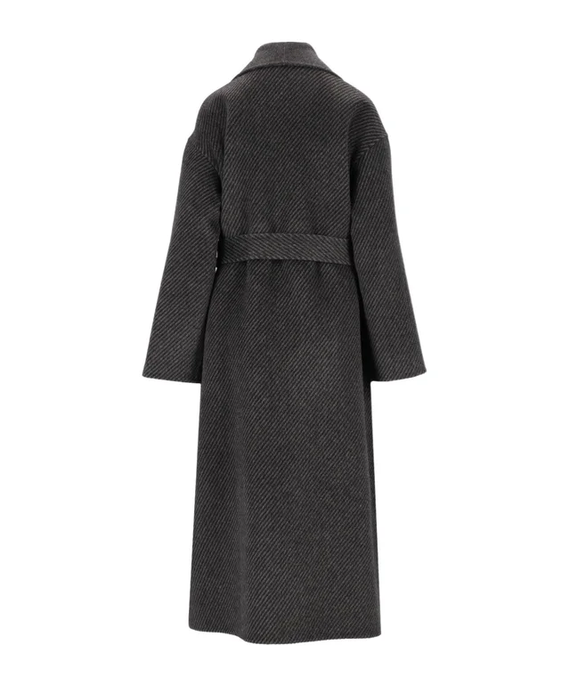 Emporio Armani belted double-breasted coat, photo 3 of 4 from SENSER