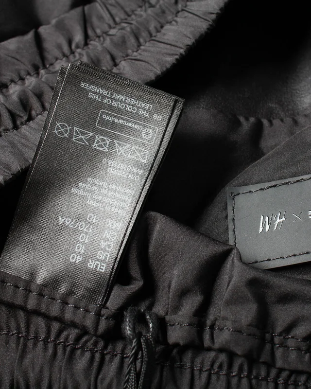alexanderwang Alexander Wang x H&M Paneled Jogger Pants in Black Synthetic Leather in Black, photo 4 of 4 from ShopSimon