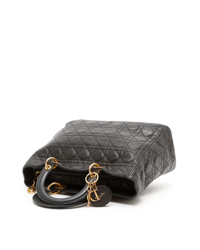 Large Lady Dior Bag in Lambskin from A Retro Tale, photo 5 of 9