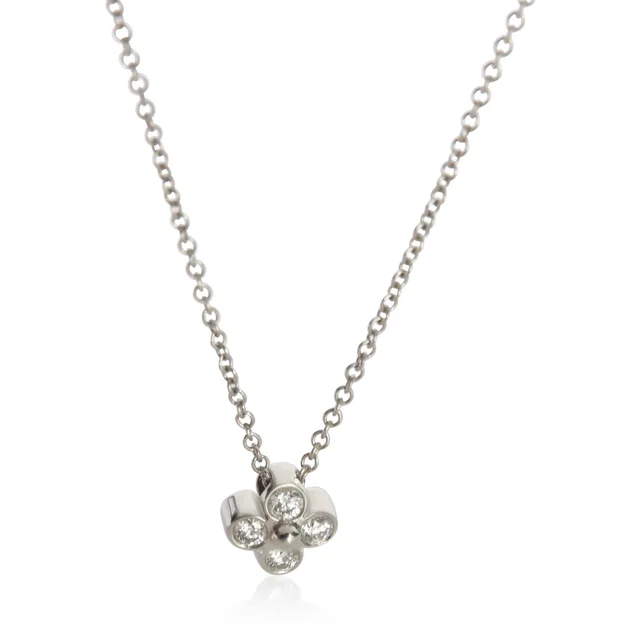 Tiffany & Co. Platinum Diamond Lace Pendant 950 from HEWI