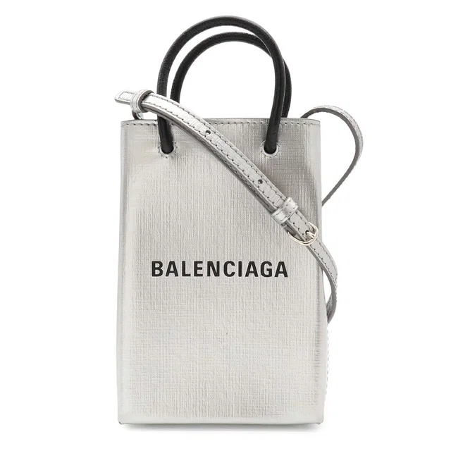 Balenciaga Leather Phone Shoulder Bag in Leather from LuxUness
