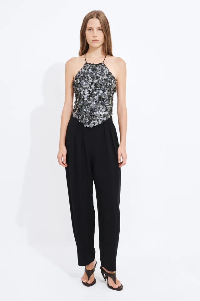 Aje Studio Charlie Sequin Top in Green from Aje, photo 1 of 1