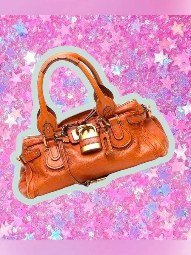Chloé Vintage Y2k Paddington Bag Purse Handbag 2000s Lock Key Slouchy Model in brown|red|neutral Velvet from Poshmark, photo 1 of 1