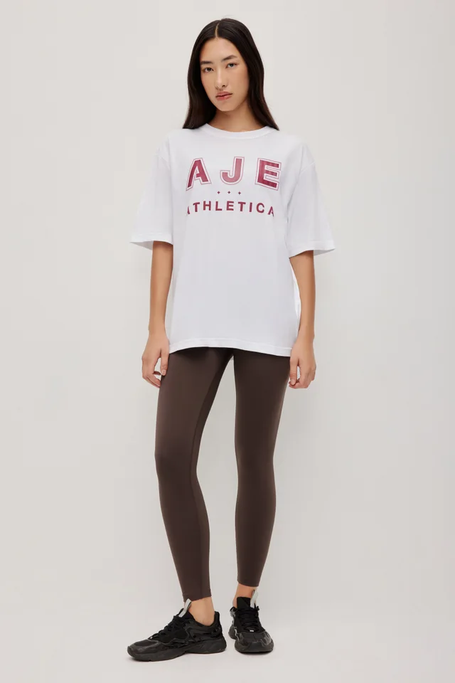 Athletica Logo Tee 102 in White from Aje, photo 1 of 1