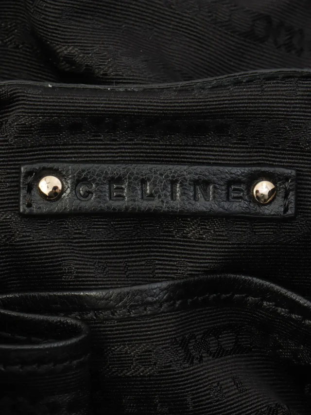 Celine Lizard emboss 2-way bag, black from VINTAGE QOO TOKYO, photo 7 of 14