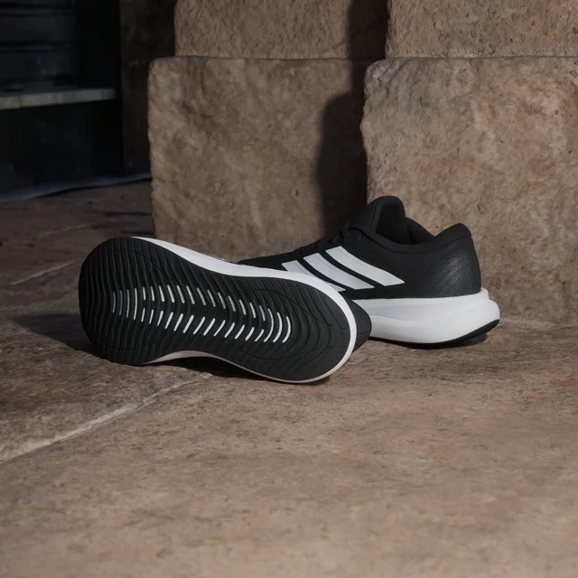 Adidas RUNFALCON 6 WIDE Shoes in Black, photo 3 of 8 from adidas (US)
