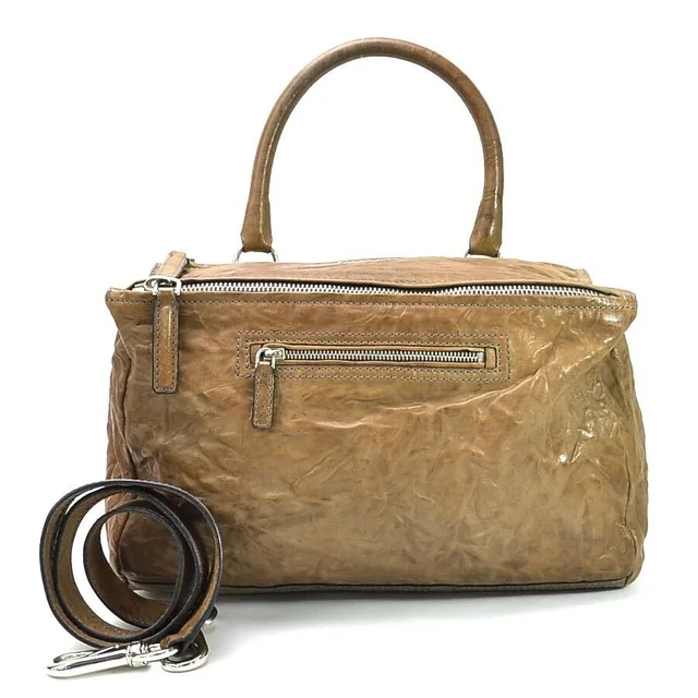 Givenchy 2way Shoulder Bag Pandora Brown Leather in brown|red Leather from Poshmark