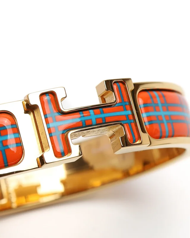 Hermès Clic H Bracelet in Denim from A Retro Tale, photo 6 of 7