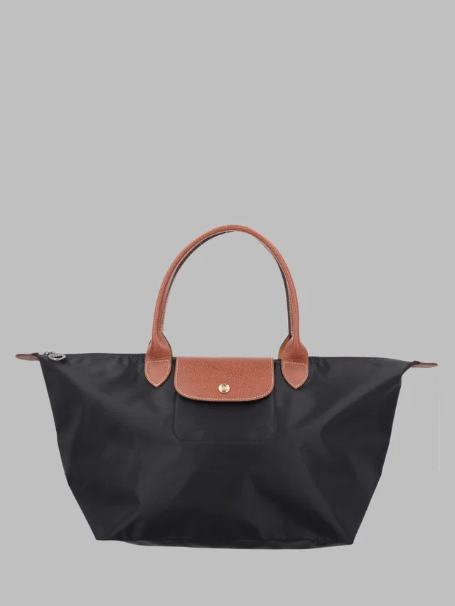 Longchamp Le Pliage One Shoulder Bag — Black Polyamide in Black from HEWI