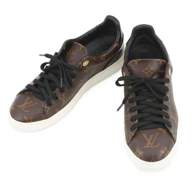 Louis Vuitton Front Lowline Monogram Sneakers Brown1A1F4H Patent LeatherMonogram Size 37 in Patent leather from GALLERY RARE