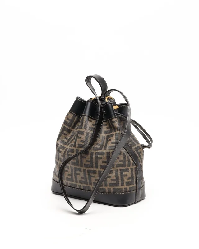 Fendi Zucca Shoulder Bag in Coated canvas from A Retro Tale, photo 3 of 11