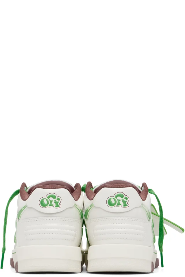 Off-White White 'Out Of Office' Bubble Arrow Sneakers, photo 2 of 4 from SSENSE