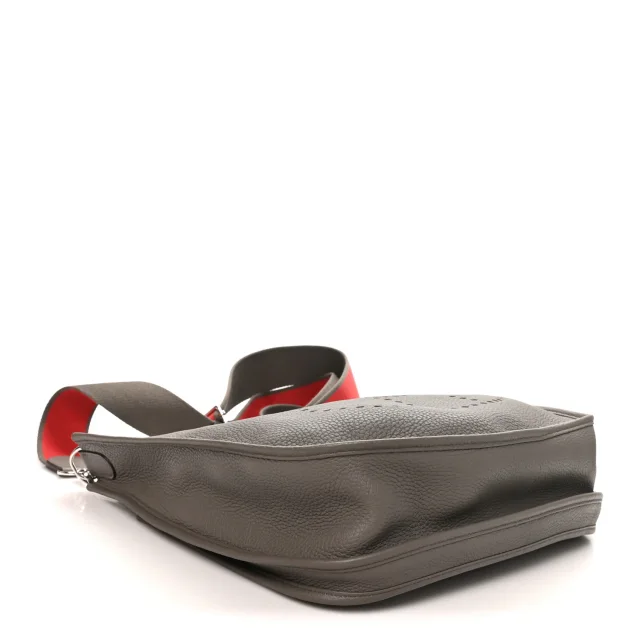 Hermès Taurillon Clemence Amazone Evelyne III GM Etain in Taupe Clemence leather from FASHIONPHILE, photo 4 of 10