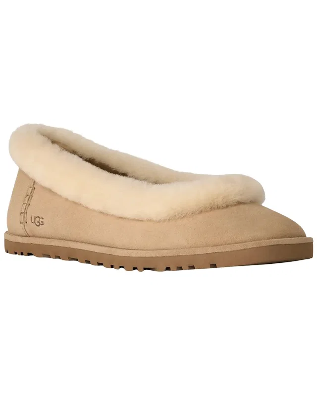 UGG Zora Ballet Flat Suede Sandal, image 1 of 1 from Rue La La