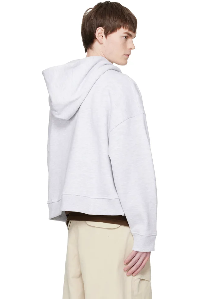 Entire Studios Gray Heavy Hoodie, photo 3 of 4 from SSENSE