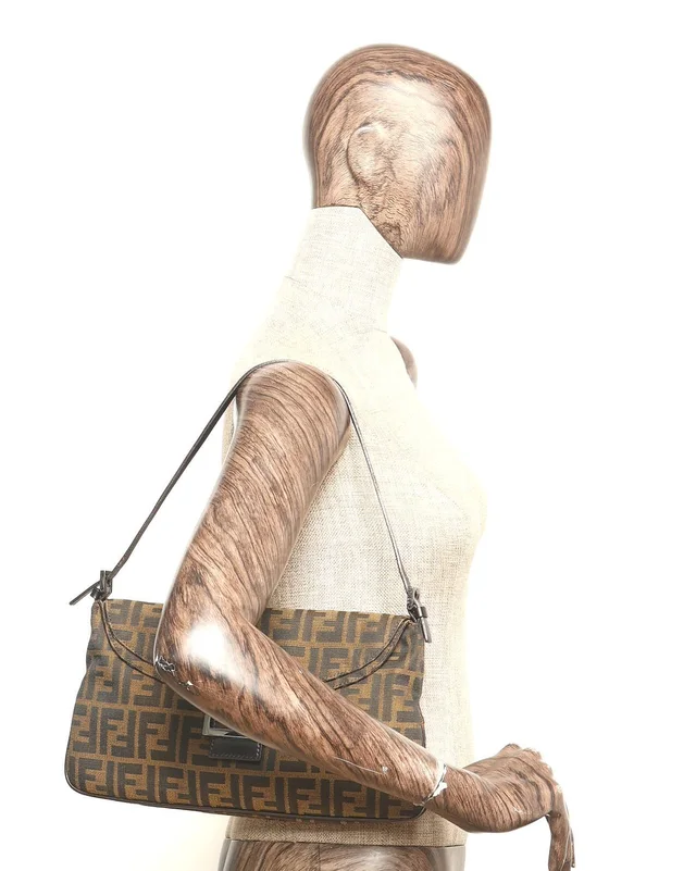 Fendi Zucca Shoulder Bag in Canvas from A Retro Tale, photo 7 of 7