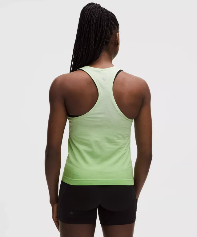 lululemon Swiftly Tech Scoop-Neck Tank Top 2.0 Waist Length *Wash in Ombre Dye Matcha Multi, photo 2 of 5 from lululemon