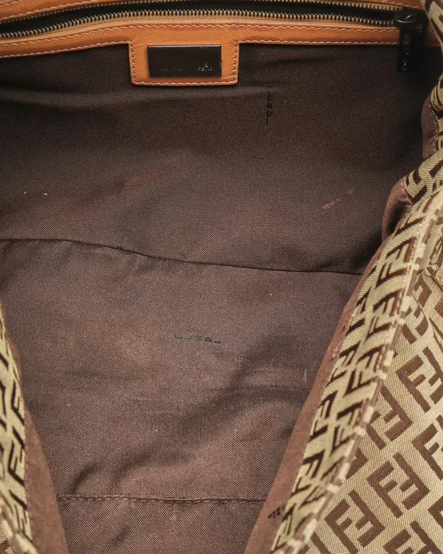 Fendi Zucchino Mamma Baguette Bag in Canvas from A Retro Tale, photo 12 of 12