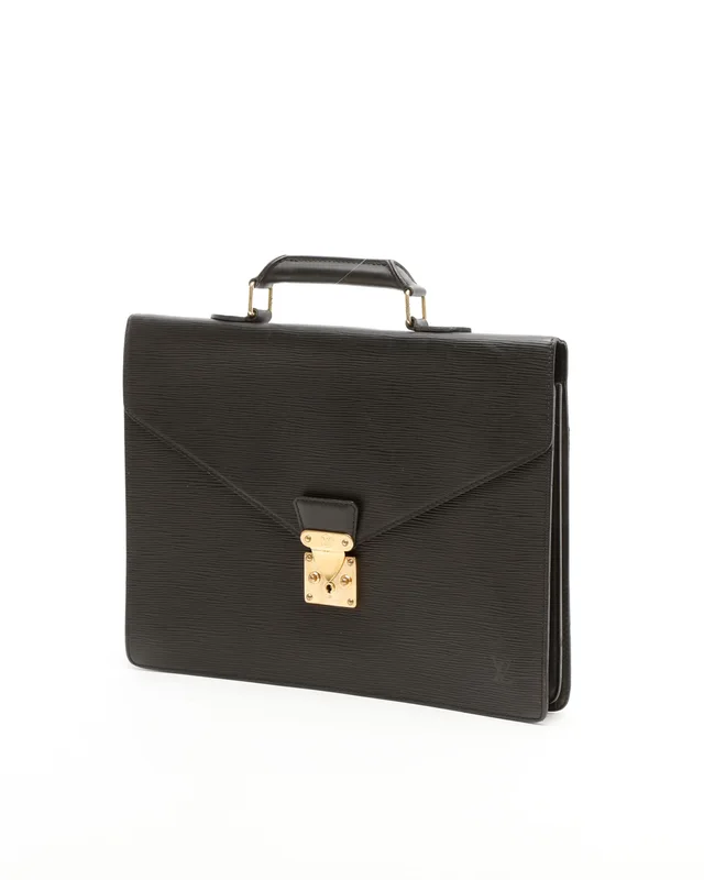Louis Vuitton Epi Serviette Ambassador Business Bag in Leather from A Retro Tale, photo 2 of 11