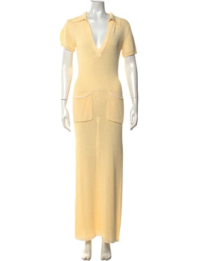 Proenza Schouler Long Dress in yellow from The RealReal