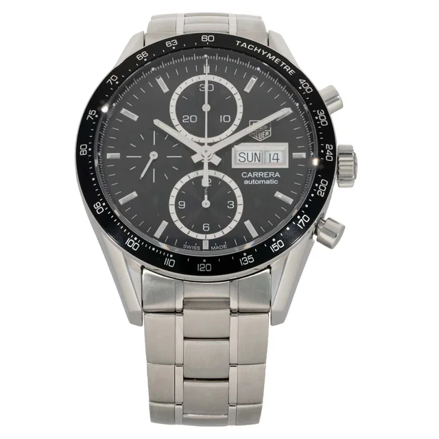 TAG Heuer Carrera CV201AG 41mm Stainless Steel Watch from H&T