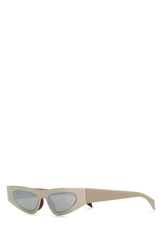 Gucci Gg1916s Silver Metal Cat-Eye Sunglasses — Exterior in Silver from HEWI