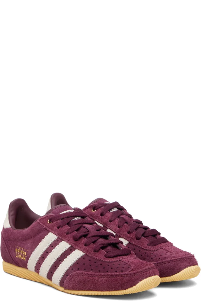 adidas Originals Burgundy Japan Sneakers, photo 4 of 5 from SSENSE