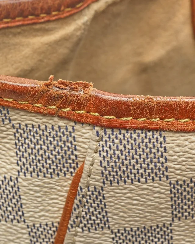 Louis Vuitton Damier Azur Galliera PM Bag in Canvas from A Retro Tale, photo 7 of 10