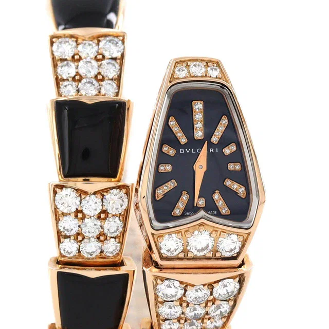 Bvlgari Serpenti Pink Gold Quartz in Pink from LuxUness