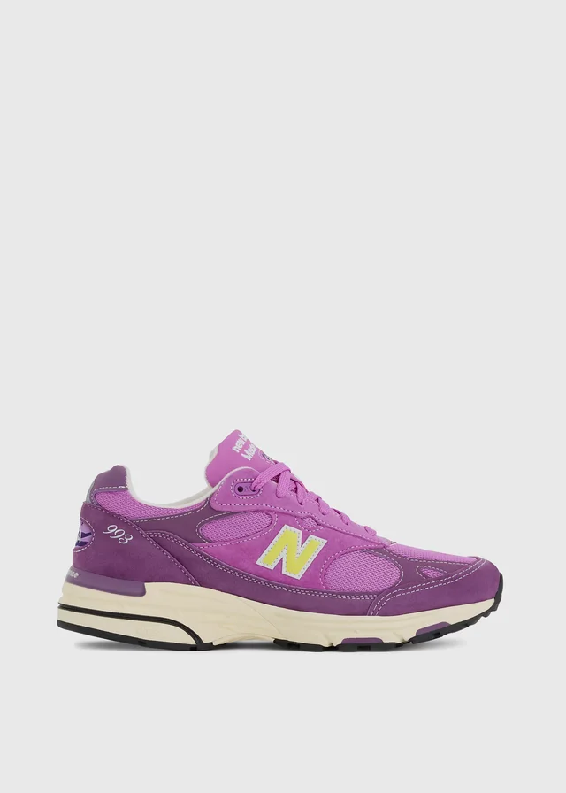 New Balance MADE in USA 993 'Passion Fruit' Sneakers in Purple from Incu, photo 1 of 1
