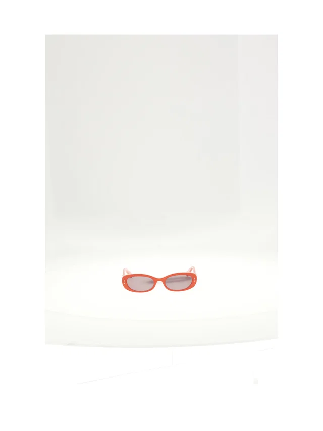Dior Dblqb1ixr Oval Nylon Sunglasses — Red in Red Nylon from HEWI