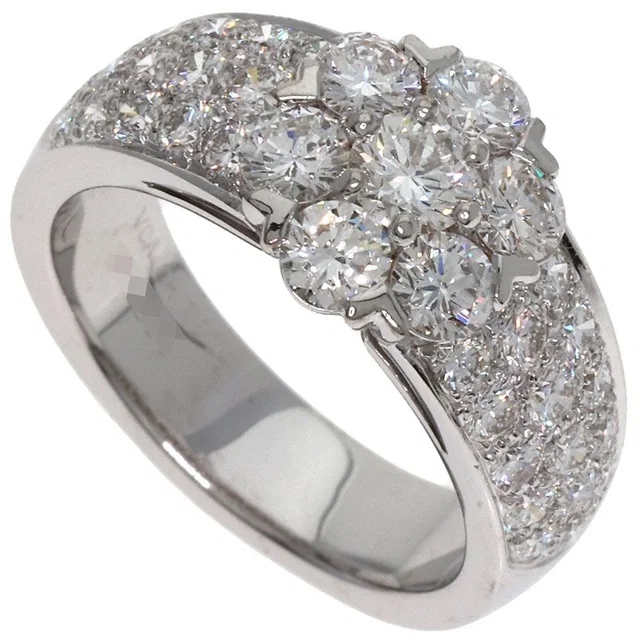 Van Cleef & Arpels Fullette Diamond Ring 18K White Gold in White from The Reluxe