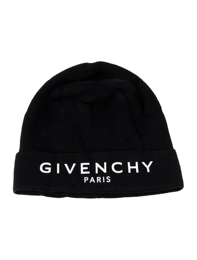Givenchy Cotton Beanie in black from The RealReal