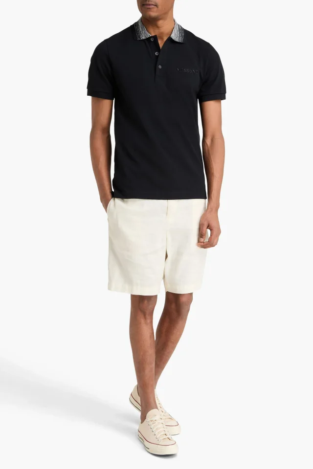 Missoni Cotton-Piqué Polo Shirt, photo 2 of 4 from THE OUTNET