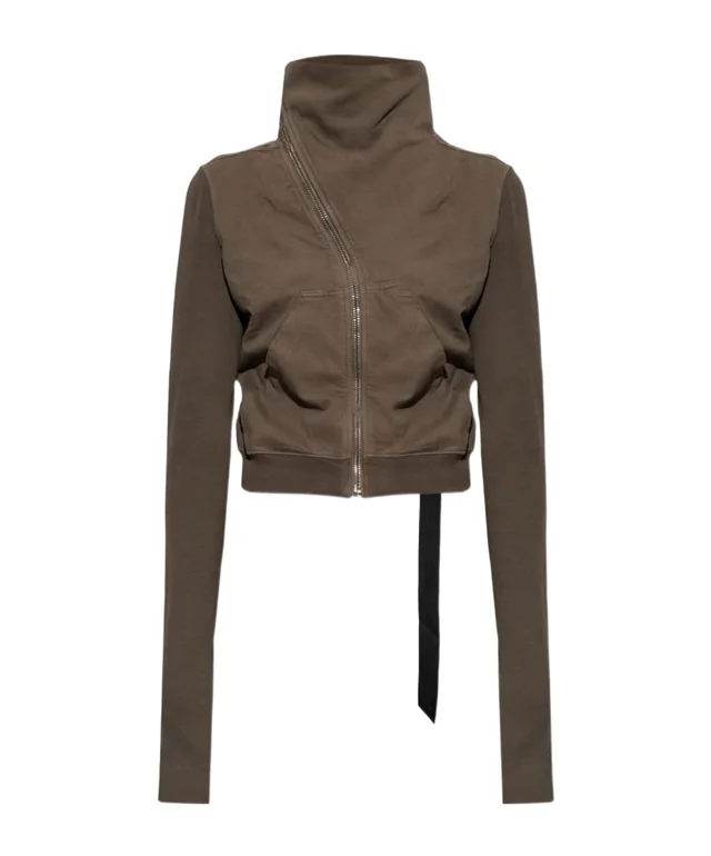 Rick Owens Drkshdw Asymmetric Zip Sweatshirt from SENSER, photo 1 of 1