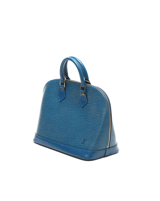 Louis Vuitton Epi Alma PM Bag in Suede from A Retro Tale, photo 2 of 13