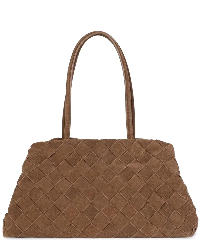 Tiffany & Fred Paris Suede Shoulder Tote, image 1 of 1 from Rue La La