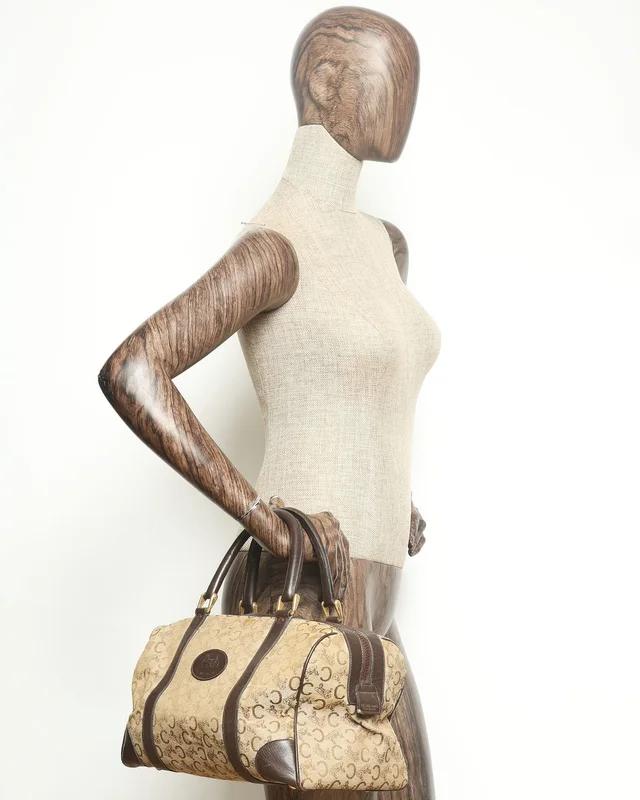 Celine Carriage Boston Bag in Canvas from A Retro Tale, photo 13 of 13