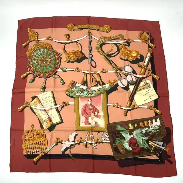 Scarf Carre 90 Memoire D'hermes Memories in Silk from The Reluxe