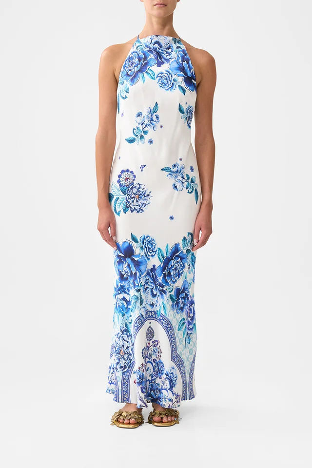 Camilla eBoutique HALTER SLIP DRESS WITH LACE STRAP A CERAMIC GARDEN from CAMILLA, photo 1 of 1