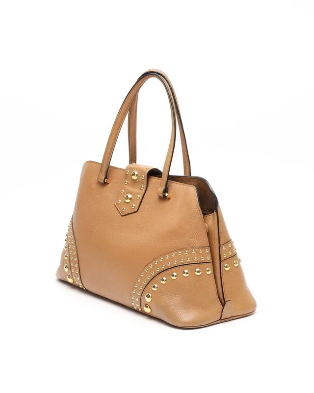 Prada Studded Saffiano Bag in Saffiano leather from A Retro Tale, photo 3 of 13