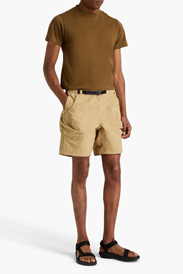 John Elliott Safari Shell Shorts in Beige, photo 2 of 4 from THE OUTNET