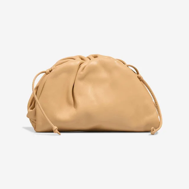 Bottega Veneta Pouch Mini Lamb Beige in Beige Lambskin from SACLÀB, photo 3 of 8
