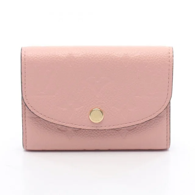 Louis Vuitton Bifold Wallet Porte-Monnaie Rosalie Rose Poudre Leather in Pink Leather from The Reluxe